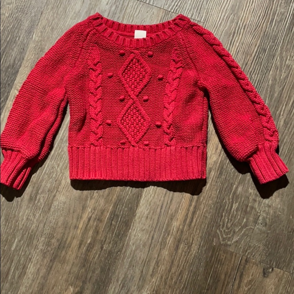 Girls Gap Knit Sweater Sz 18-24 mths